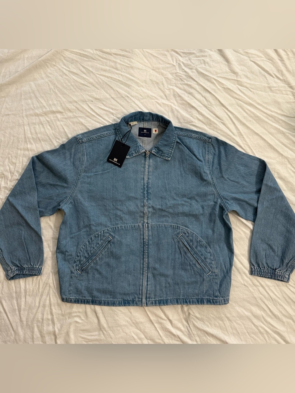 Levi's Light Blue Denim Scout Zip Jacket